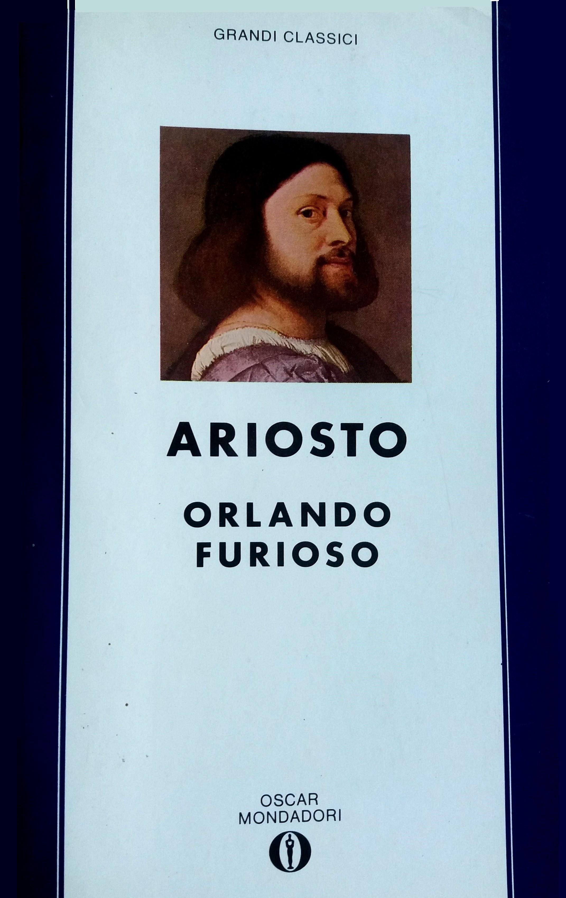Ludovico Ariosto: ORLANDO FURIOSO. Due volumi. A cura di Cesare Segre.